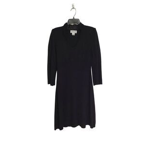 Jessica H Dark Purple Long Sleeve Sweater‎ Dress Women's Size Medium